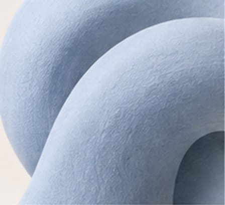 Powder blue clay loop